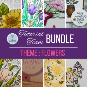 A step-by-step guide to create a hand made floral card.